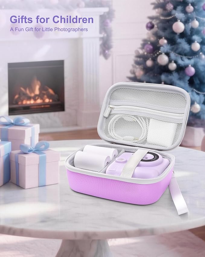 Krypthos Kids Instant Print Camera Case, Durable Protective Digital Video - Image 7