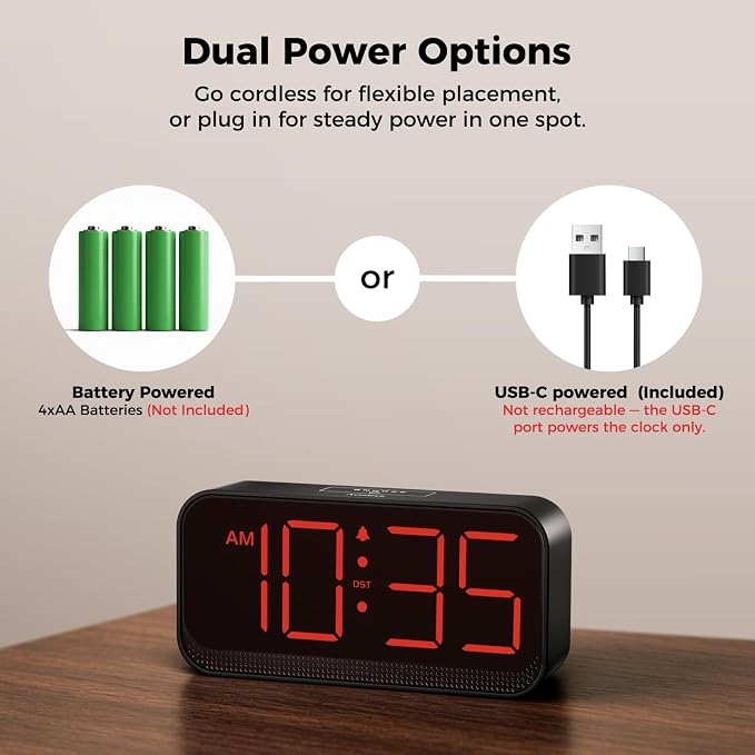 Acedeck Battery Operated Alarm Clock - Image 4