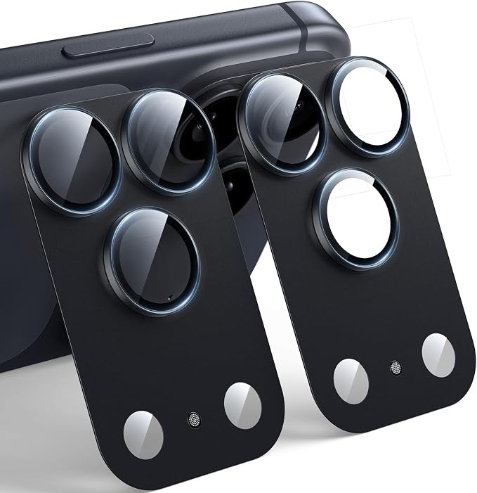 TAURI 2 Pack for iPhone 17 Pro Max Camera Lens Protector, Full Coverage by TAURI