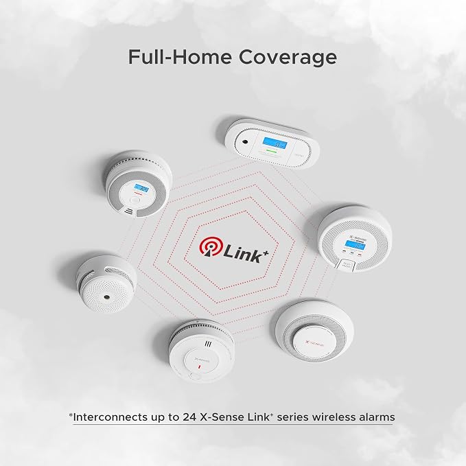 X-Sense Interconnected Smoke and Carbon Monoxide Detector 10-Year Battery - Image 6