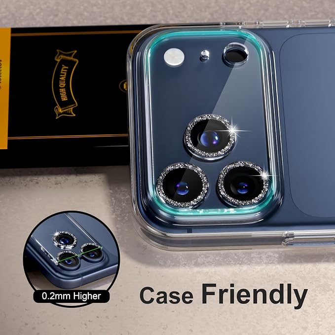 for 6 Pack iPhone 17 Pro Max Camera Lens Protector 9H Tempered Glass Camera - Image 6