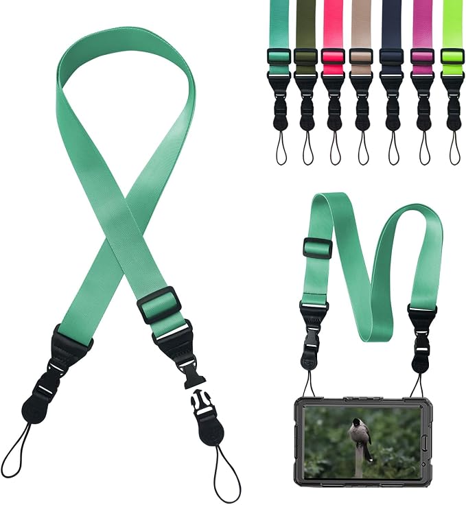 Adjustable Shoulder Strap:Comfortable iPad Strap Nylon Neck Lanyard by Gowjaw
