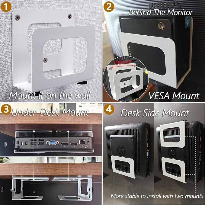 Cable Box Mount Modem Wall Mount Adjustable Wall Mount Holder - Image 4