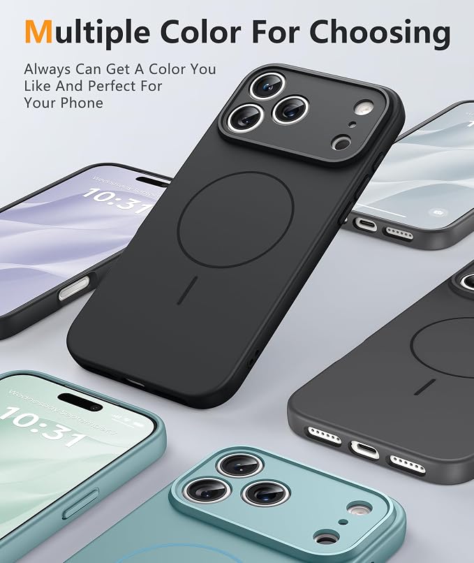FNTCASE for iPhone 17 Pro Case: Integrated Silicone Phone Cases - Image 5