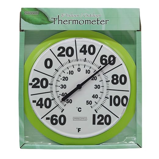 Springfield Indoor Outdoor Big and Bold Dial Thermometer, Wireless Thermometer - Image 5