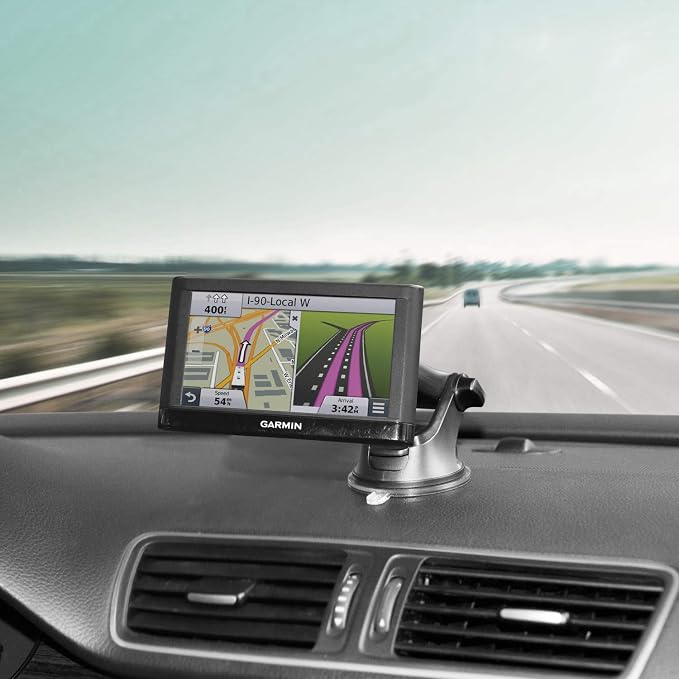 1Zero GPS Suction Cup Mount for Garmin, Replacement GPS Dash Ball Mount - Image 7