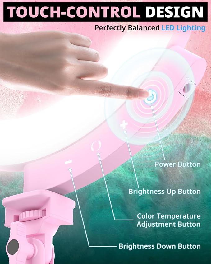 UBeesize 12'' LED Ring Light - Image 5