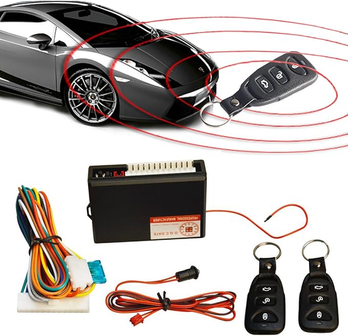 Universal Car Door Lock Vehicle Keyless Entry System Auto Remote Central Kit - Image 4