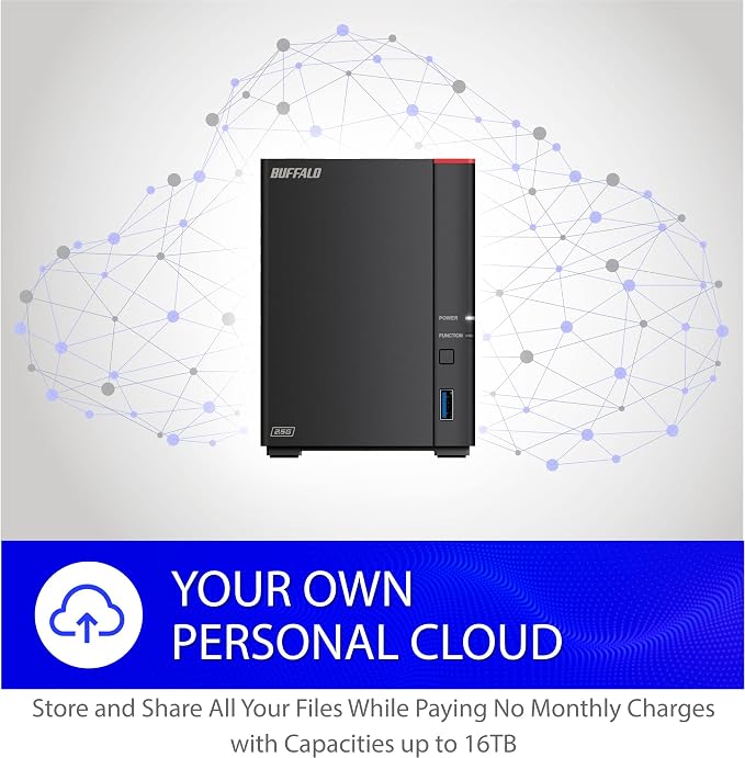 BUFFALO LinkStation SoHo 720 2-Bay Professional Office NAS 16TB - Image 4