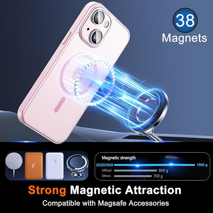 for iPhone 15 Case with Privacy Screen Protector and Camera Protection - Image 3