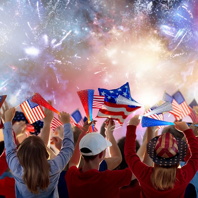 Fourth of July Light Up Fiber Optic Wand Accessories - Image 6