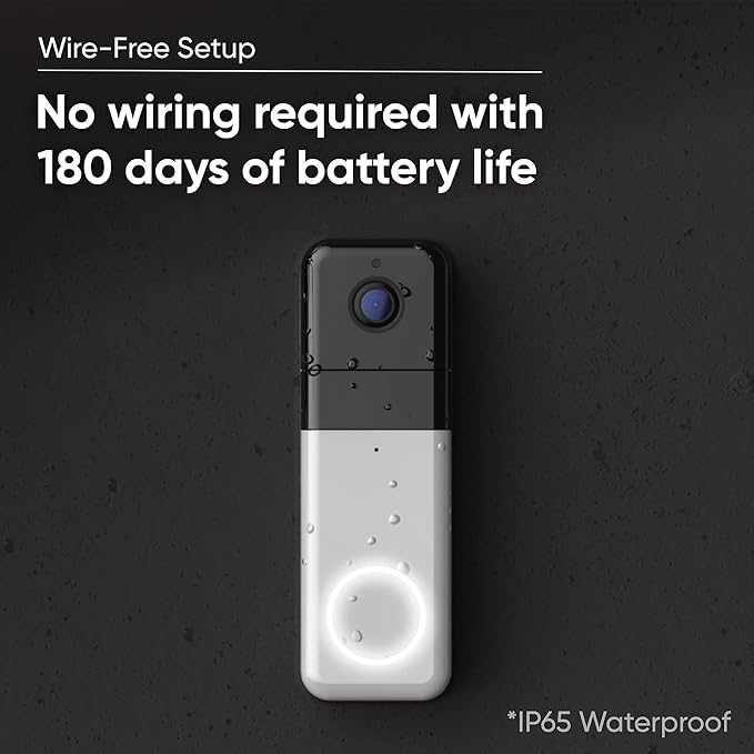 Wyze Wireless Video Doorbell Pro, 1440 HD Video, 1:1 Aspect Ratio: 1:1 - Image 2