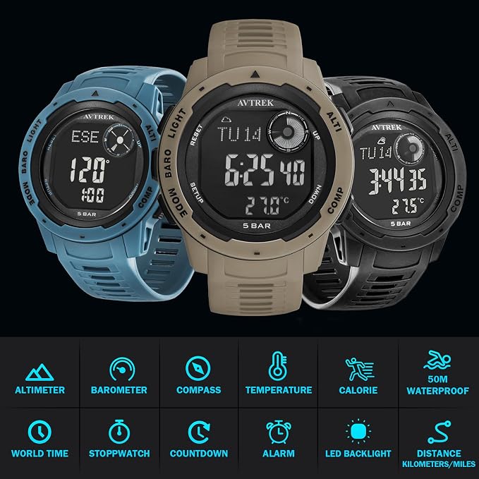 AVTREK Men's Tactical Watch - Image 2