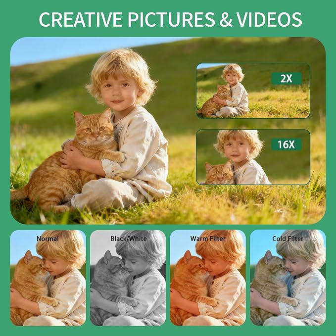 Digital Camera for Kids & Beginners, 4K Digital Camera - Image 5
