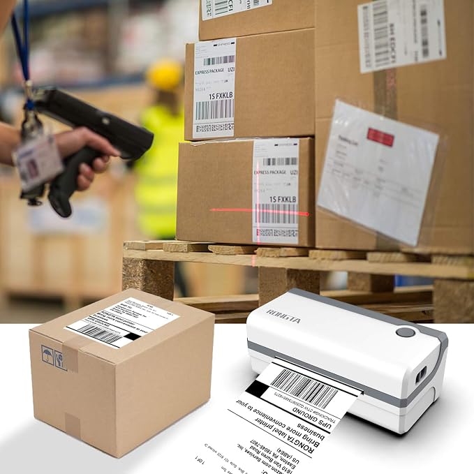 Rongta Bluetooth Thermal Shipping Label Printer, Wireless 4x6 Label Sticker - Image 5