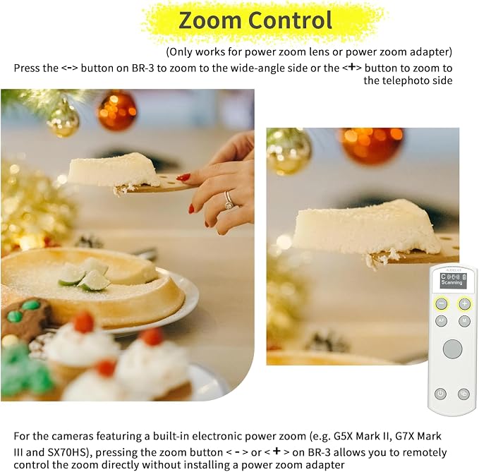 Remote Control for Canon Camera, Rechargeable Wireless Shutter Release - Image 5