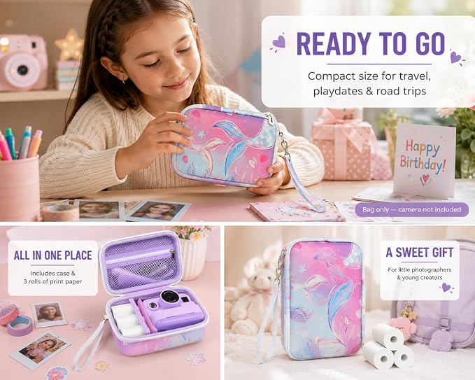 kids Instant Print Camera Case Compatible - Image 2