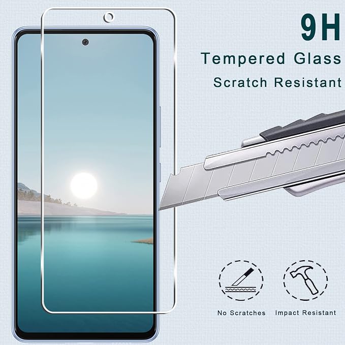 Galaxy A53 5G Screen Protector + Camera Lens Protector, HD Tempered Glass Film - Image 3
