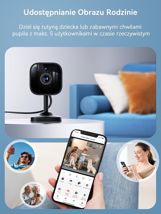 Outinput Indoor Security Camera, 2K WiFi Home Camera - Image 8