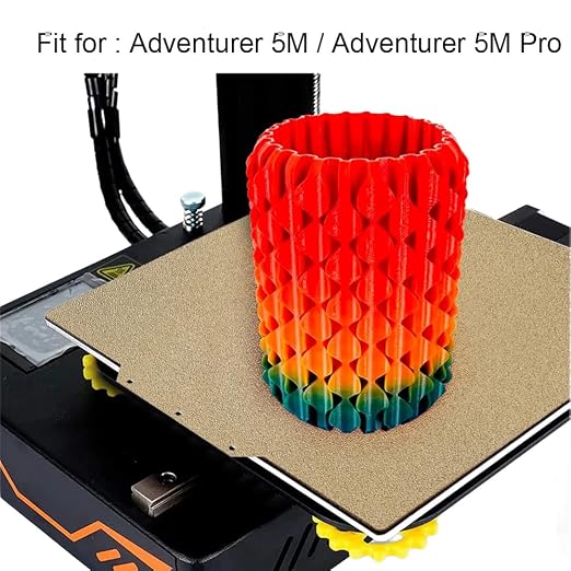 HzdaDeve Build Plate for Adventurer 5M/5M Pro/AD5X Double Sided Textured PEI - Image 5