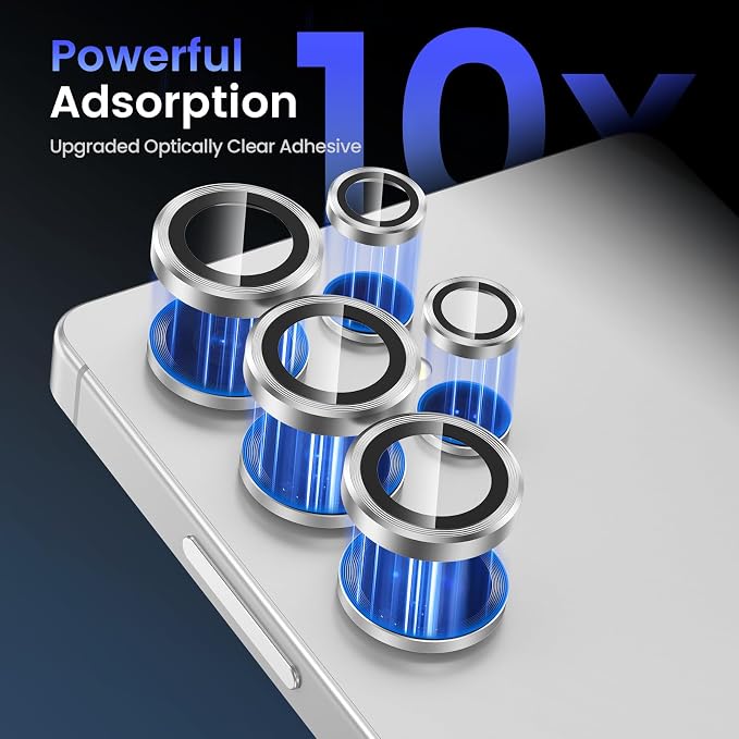 Tensea (3+2PCS Compatible with Samsung Galaxy S25 Ultra Camera Lens Protector - Image 4