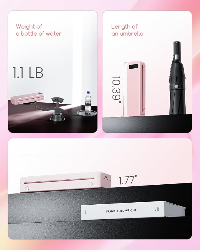 Portable Printers Wireless for Travel, A285M Bluetooth Inkless Thermal Printer - Image 7
