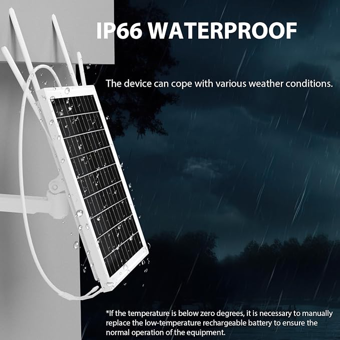 Solar WiFi Extender Outdoor, 15W Solar Powered WiFi Extender Signal Booster - Image 4