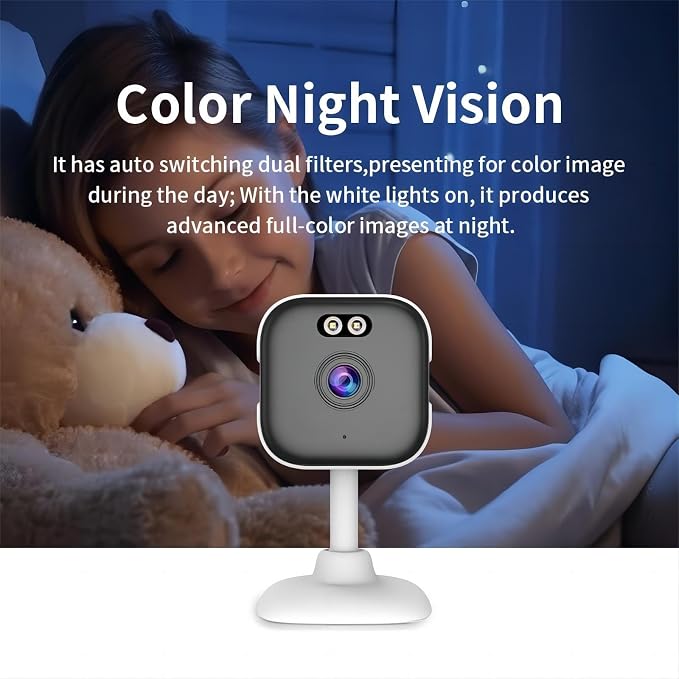 EVERSECU 5Ghz Wired WiFi Camera 2K, Indoor Home Security Cameras - Image 4