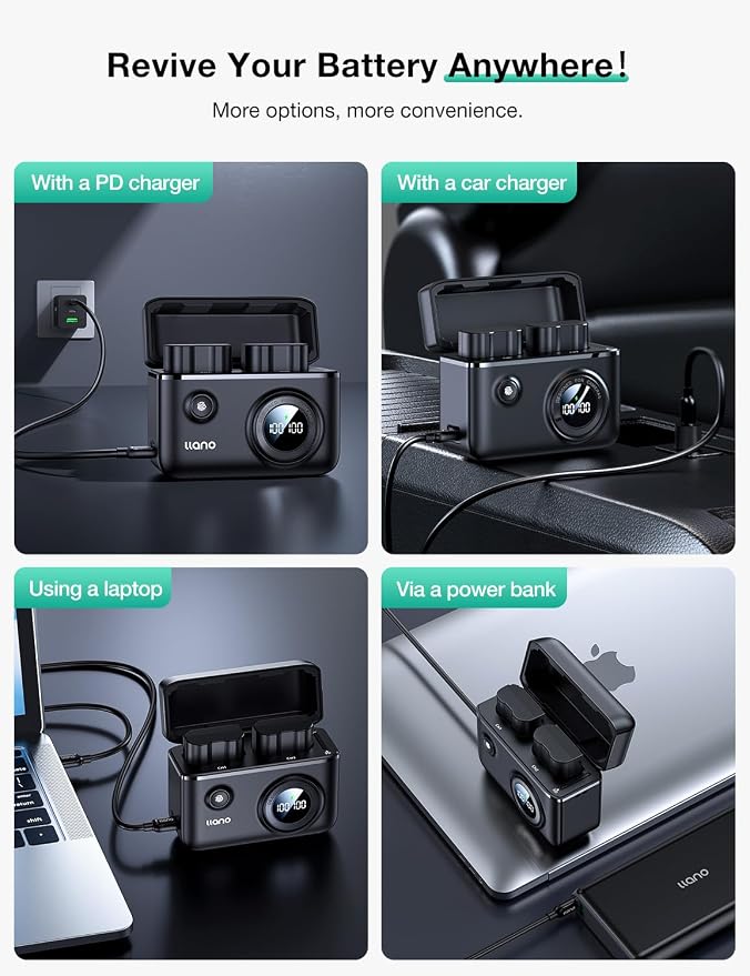 llano CS2 2-Pack EN-EL15C Batteries and 18W Fast Dual USB Charger - Image 9