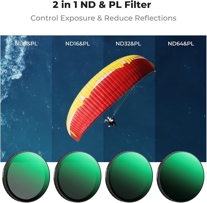 K&F CONCEPT CPL ND Filter Kit Compatible - Image 4