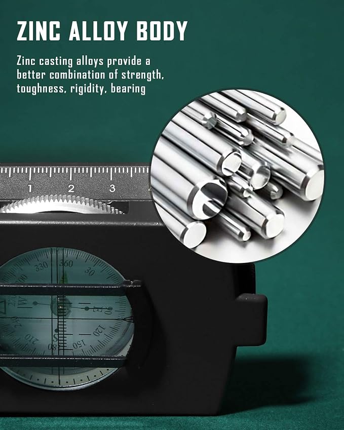 Eyeskey Multifunctional Tactical Survival Military Compass - Image 2