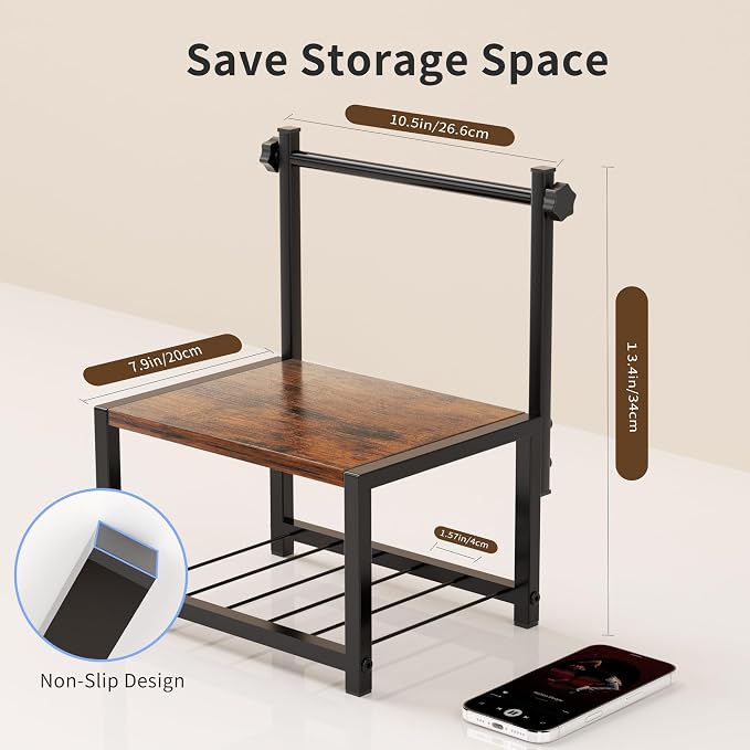 Label Holder for Rolls and Fan-Fold Labels, Sturdy Thermal Sticker Holder for - Image 3