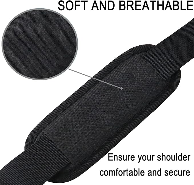 Askuko Shoulder Strap 56 Inch, Universal Adjustable Shoulder Belt Replacement - Image 2