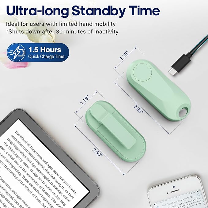 DATAFY Page Turner for Kindle Paperwhite Oasis Kobo eReaders, Camera Camcorder - Image 9