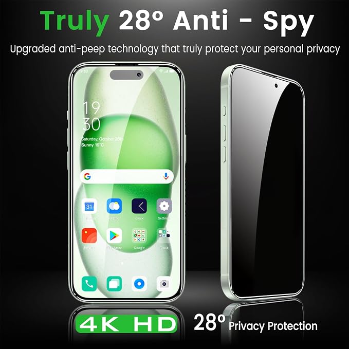 Romkasi 4 Pack Privacy Screen Protector - Image 3