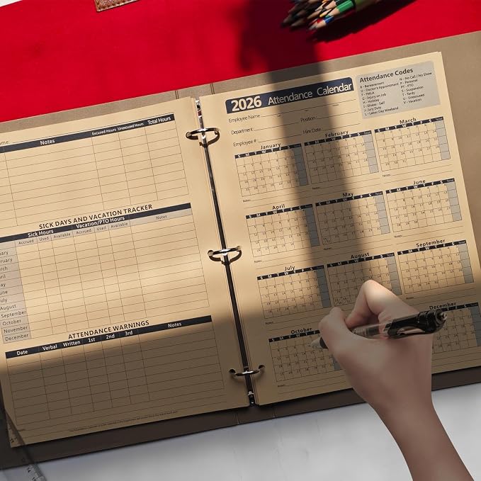 2026 Attendance Calendar - Image 7