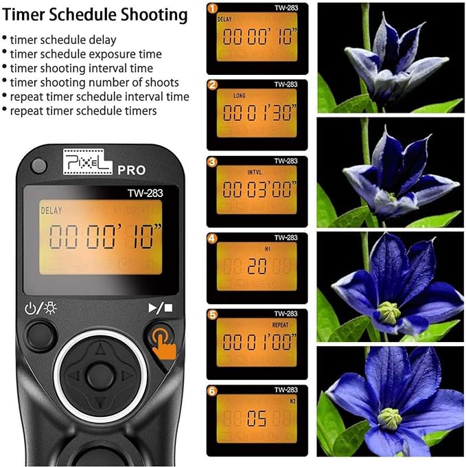 Camera Remote Control TW-283C2 Wireless Remote Shutter Release - Image 6