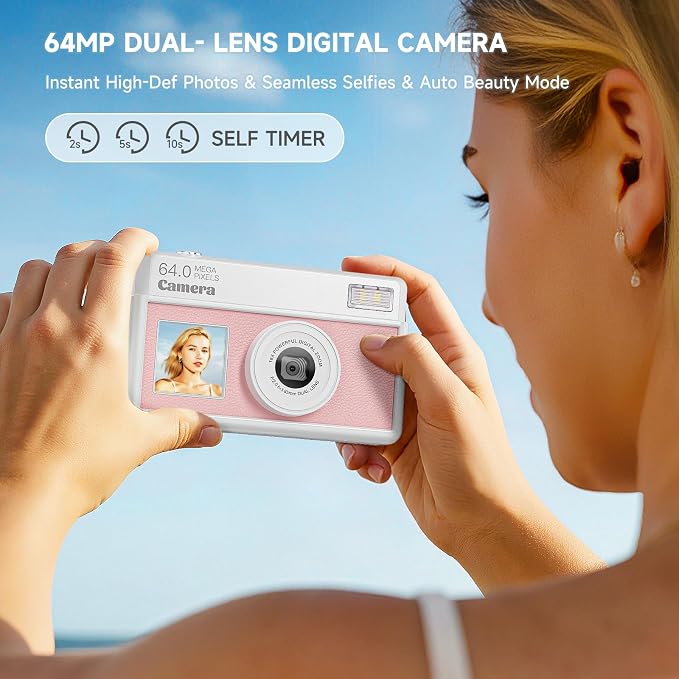 4K UHD Digital Camera, 64MP Autofocus Camera - Image 3