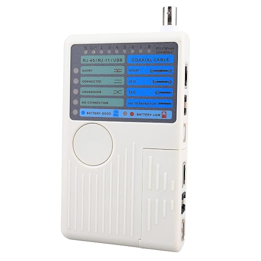 Multifunctiona Network Cable Tester 4in1 Remote USB BNC Rj11 Rj45 LAN Phone by FC-6S