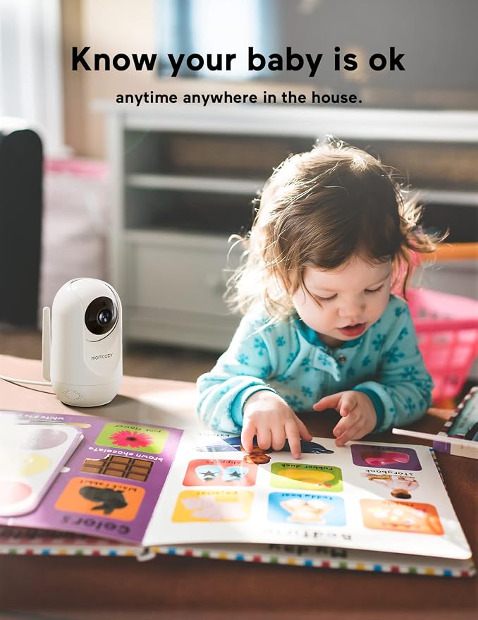 Momcozy Baby Monitor BM01 Add-on Camera Unit, 1080P HD Resolution, - Image 4