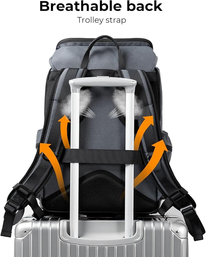 K&F CONCEPT Camera Backpack, Hard Shell Camera Bag, Large Capacity Photography - Image 5
