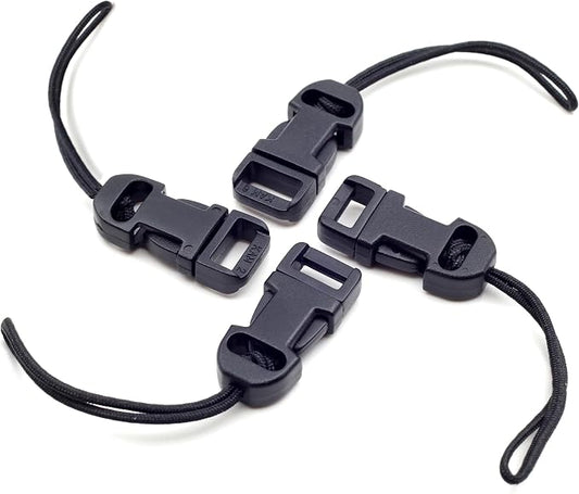 Padwa Lifestyle 4 Pcs Black Quick Release Camera Strap QD Loops Connector by PadwaLifestyleCameraStrap