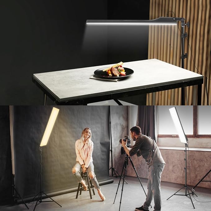 2 Pack LED Video Light Kit 23.6", SEDGEWIN Photography Lighting 2500-7500K - Image 7