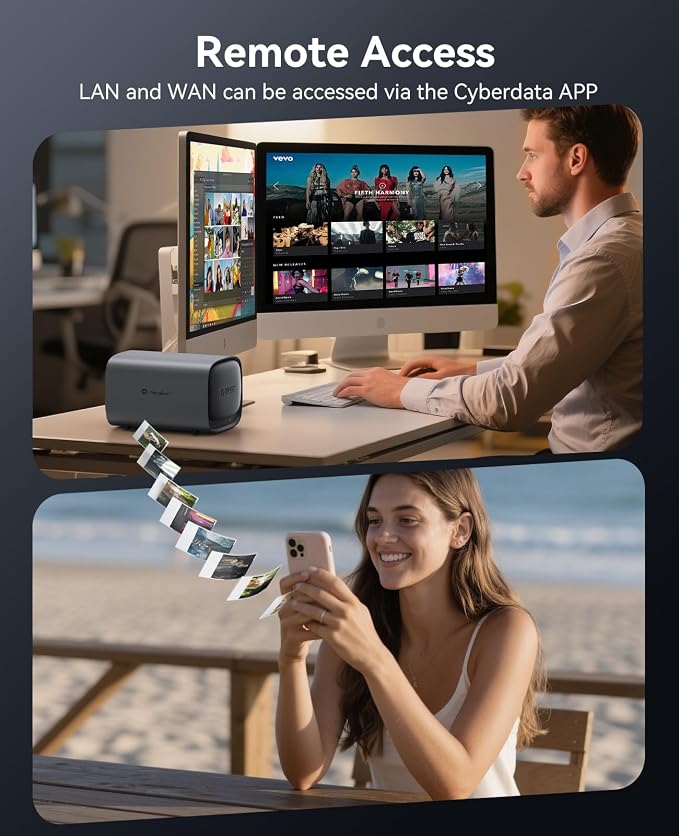 ORICO Network Attached Storage, Link Sharing & Remote Access, AI Albums & 4K - Image 6