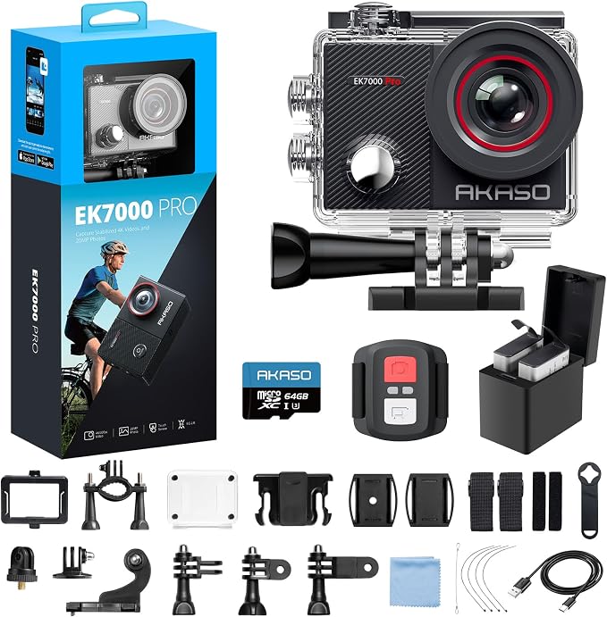 AKASO EK7000 Pro 4K30fps Action Camera by AKASO