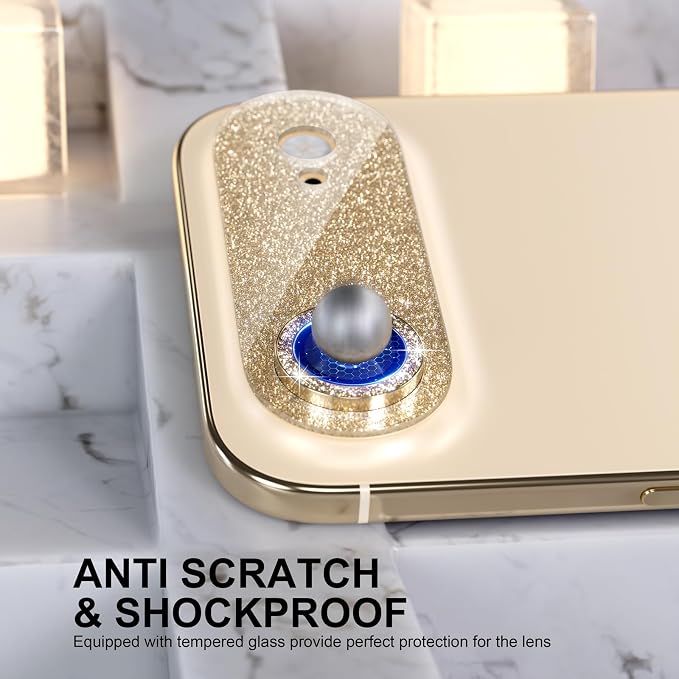 Choiche Compatible for iPhone 17 Air Camera Lens Protector, Bling Camera Cover - Image 3