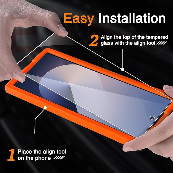 Wiaocit 3 Pack Tempered Glass Screen Protector - Image 2
