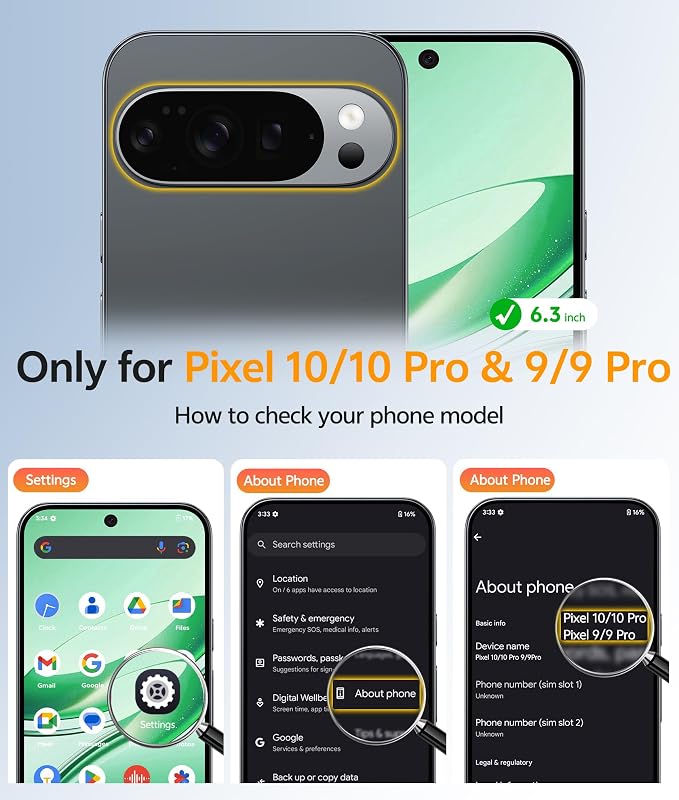 FNTCASE for Google Pixel 10 Pro Case: for Pixel 10 Case Translucent Matte Cases - Image 2