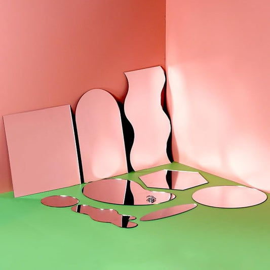 Meking 9PCS Product Photography Props Acrylic Mirror Glass Simulated Photoshoot by Meking