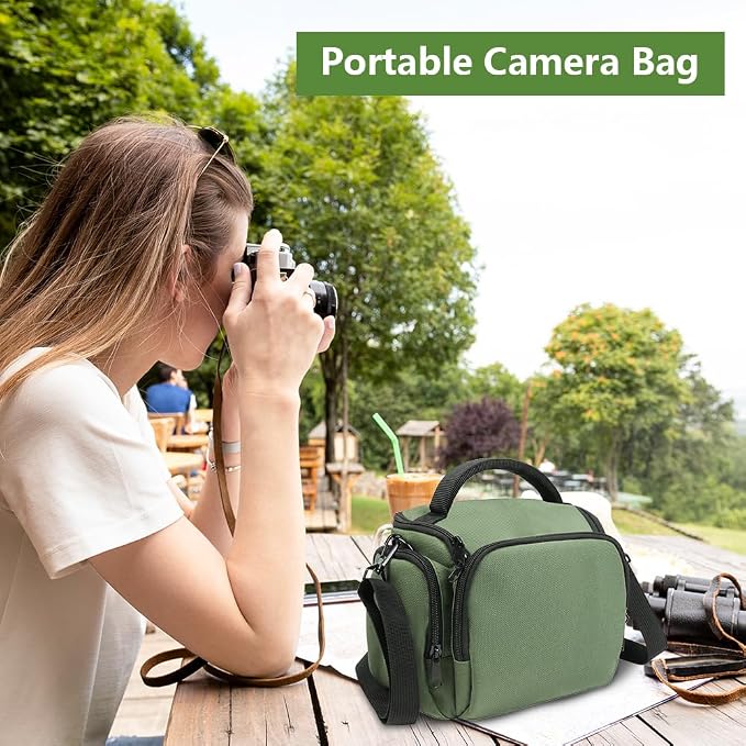 Ainiv DSLR Camera Bag, Waterproof Anti-Shock SLR Camera Case, Large Adjustable - Image 7